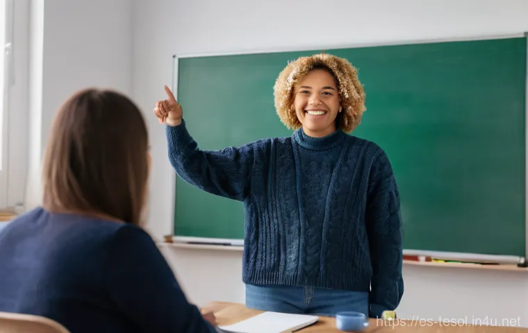 TESOL 시험 응시 절차 - **Prompt:** A vibrant, high-definition photograph of a confident and diverse young professional (28-...