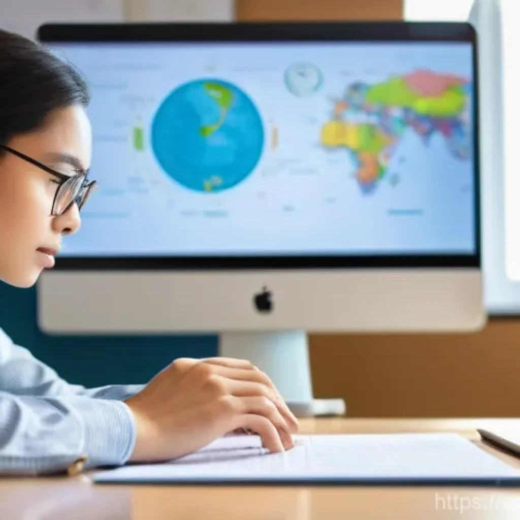 TESOL 자격증 취득에 필요한 시간 - **Prompt:** A focused young adult, dressed in smart casual attire, sits at a modern desk with a lapt...