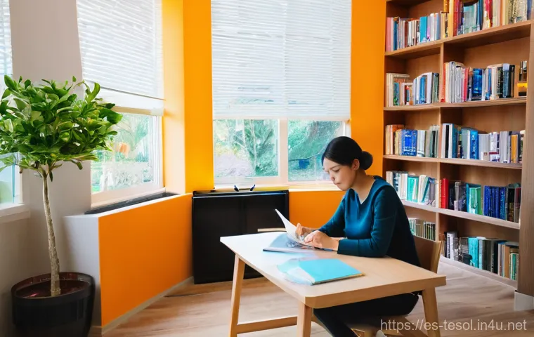 TESOL 시험에서 높은 점수 받는 법 - Here are three detailed image generation prompts in English: