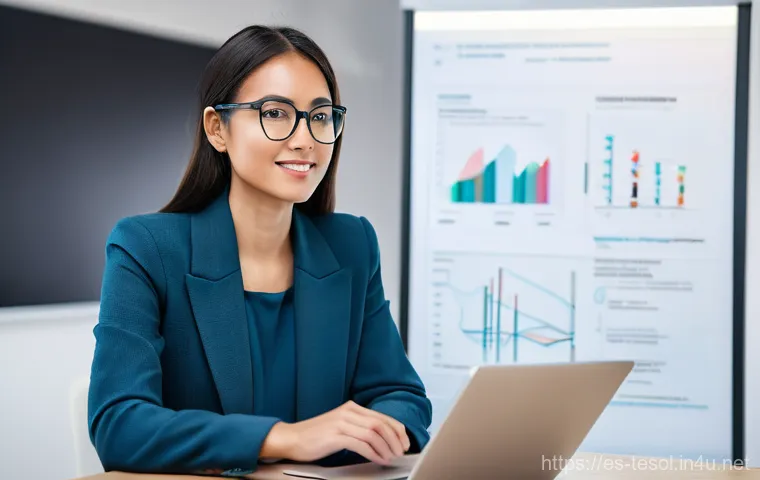 TESOL 자격증과 관련된 트렌드 - **Prompt:** A lively and collaborative classroom where students are immersed in a project-based lear...