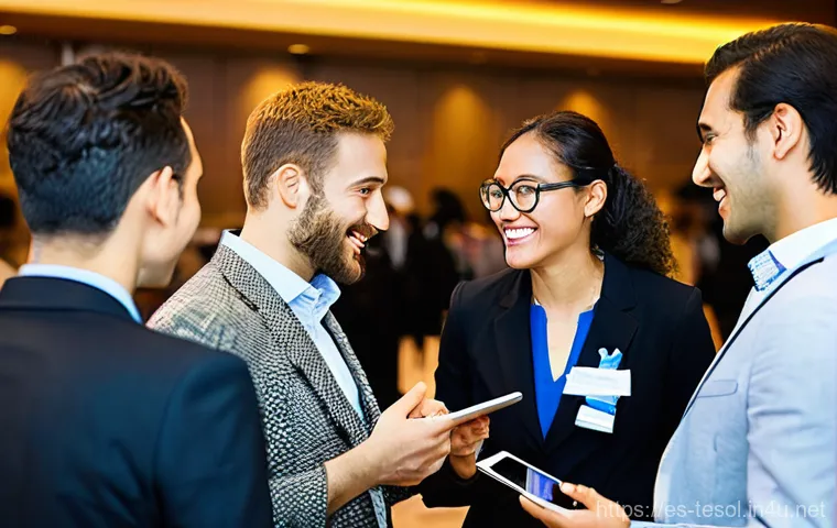 TESOL 강사 네트워킹 팁 - **Prompt 2: Mentorship and Collaborative Project in TESOL**
    "Two TESOL educators, one appearing ...