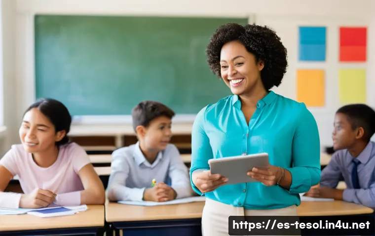 TESOL 취득 전과 후의 차이 - **Prompt 1: The Transformative Journey of a TESOL Teacher**
"A split image depicting a female te...