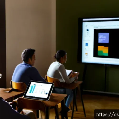 TESOL 강사가 알아야 할 최신 연구 - Photorealistic university TESOL workshop in a sunlit contemporary classroom in Madrid, a Spanish-spe...